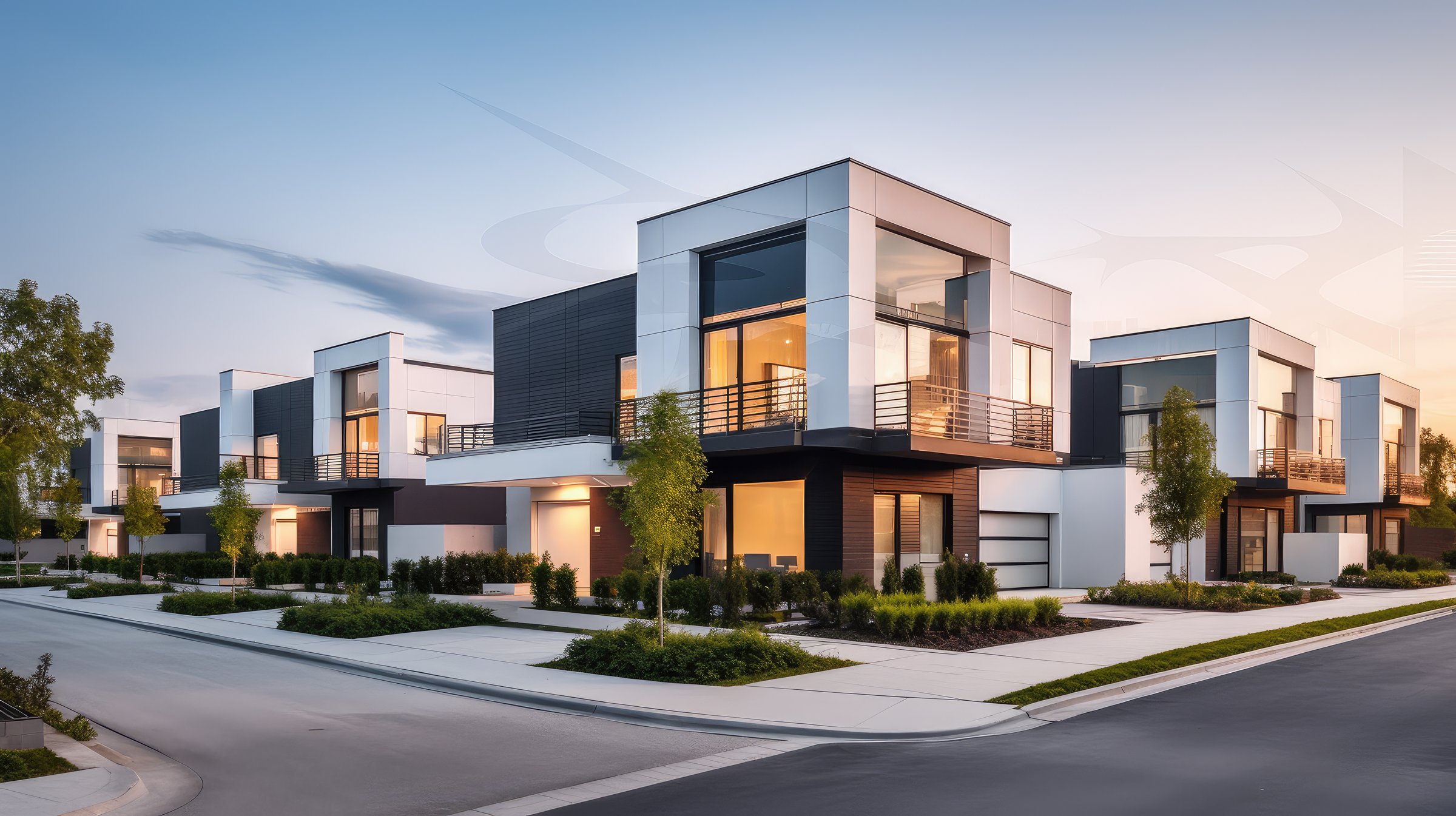 Modern residential developments